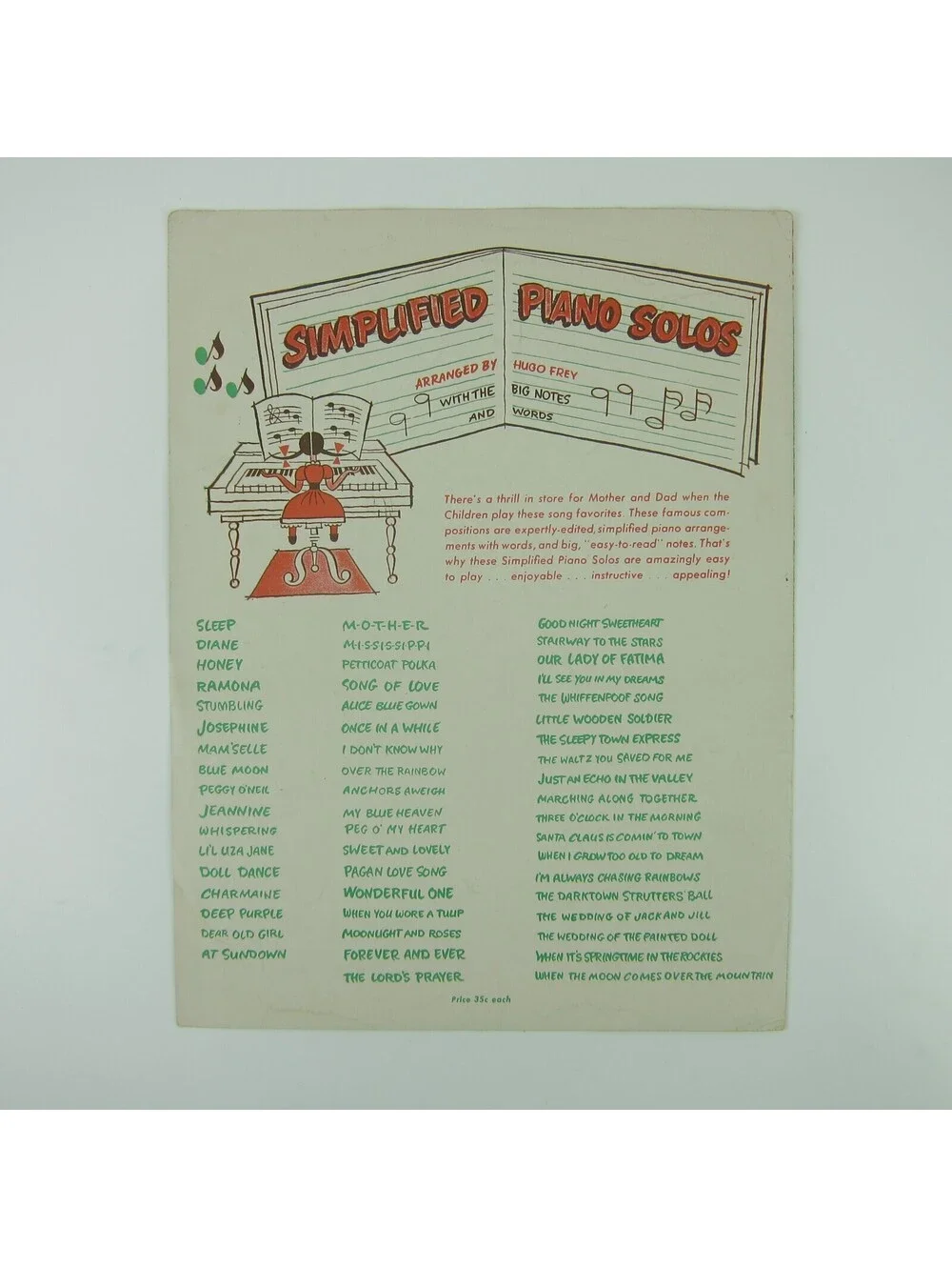 Sheet Music Thirty-Two Feet and Eight Little Tails Gene Autry Christmas 1940